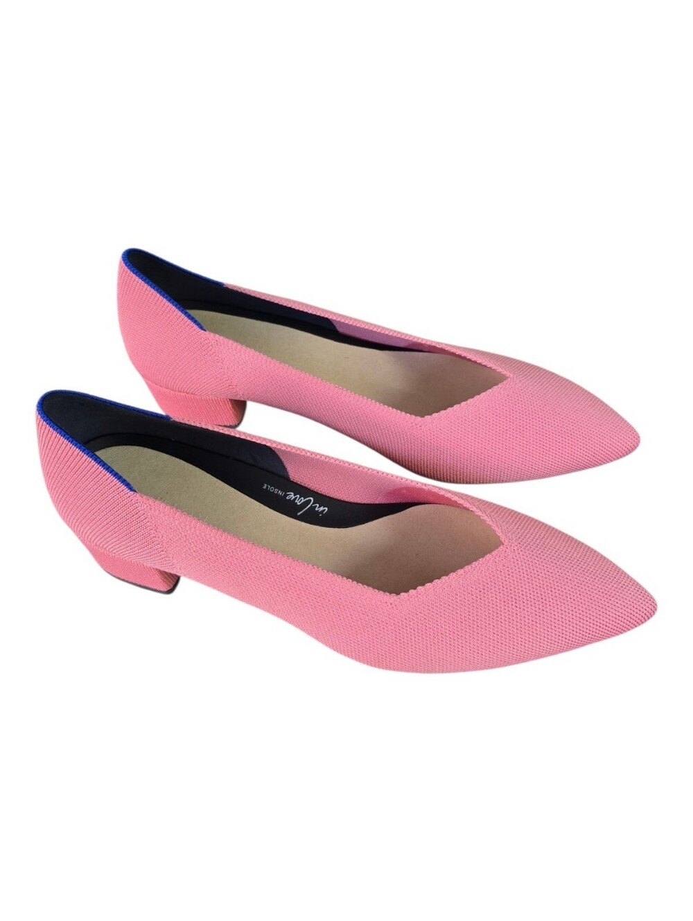 Rothy’s The High Point Block Heel Tulip Pink Pump 12 NWOB